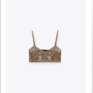 Limited Edition Zara Beaded Bralette - Medium